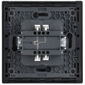 FORTE&PIANO Выключатель 1-клавишный проходной с индикацией 10А FP604M металл шампань IEK