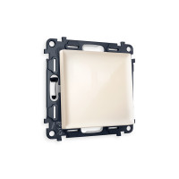 MA301020 Комплект механизма 1-кл проходного выключателя ALFA Бежевый глянец QUANT AP3010, VM105 AMBRELLA VOLT