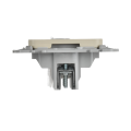 FLITE Розетка 2-местная компьютерная RJ45 категория 5Е UTP РК5е-2-0-ФлСл сливочный IEK