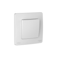 BLANCA С/У IP44 1-клавишный ПЕРЕКЛЮЧАТЕЛЬ (сх.6), 10AX, 250В, БЕЛЫЙ BLNVS410601
