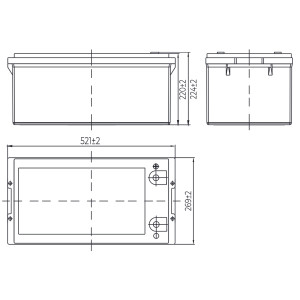 Аккумуляторные батареи MNB Battery MNG 250-12
