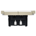 FORTE&PIANO Выключатель жалюзи 10А FP411 ваниль IEK