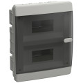 Корпус ЩРВ-П-18 UNION Compact IP41 черн. прозр. дверь пластик. IEK UIC-KP12-V-18-41-K01