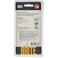 BRITE Рамка 2-местная РУ-2-2-Бр стекло розовый матовый IEK