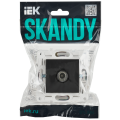 SKANDY Розетка TV оконечная SK-A12G графит IEK