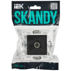 SKANDY Розетка TV оконечная SK-A12G графит IEK
