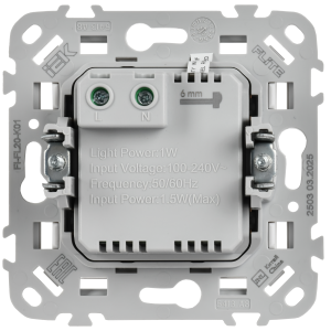 FLITE Подсветка встраиваемая 4000К ПЛ20-ФлБ белый IEK