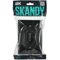 SKANDY Розетка 2-местная с заземлением без защитных шторок 16А в сборе SK-R08Bl черный IEK