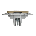 FLITE Розетка компьютерная RJ45 категория 6 UTP РК6-1-0-ФлХ хаки IEK