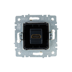 BRITE Розетка HDMI РHDMI-0-БрЖ жемчуг IEK