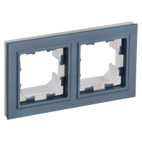 BRITE Рамка 2-местная IP44 РУ-2-БрМ-44 маренго IEK