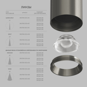 Линза Denkirs DK5700-D55-A36
