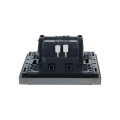 FORTE&PIANO Выключатель 1-клавишный с индикацией 10А FP502 сталь IEK