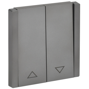 FORTE&PIANO Выключатель жалюзи 10А FP511 сталь IEK