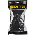 BRITE Розетка 2-местная с заземлением с защитными шторками 16А безвинтовое крепление в сборе РСш22-3-БрЧ черный IEK