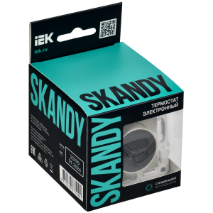 SKANDY Термостат электронный с индикацией SK-T01B бежевый IEK