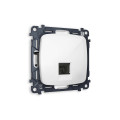 MO112010 Комплект механизма компьютерной розетки OMEGA Белый глянец RJ-458P8C CAT6 с шторкой QUANT OP1120, VM188 AMBRELLA VOLT
