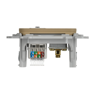 FLITE Розетка 2-местная RJ45/TV категория 5Е UTP РКТВ5е-2-0-ФлХ хаки IEK