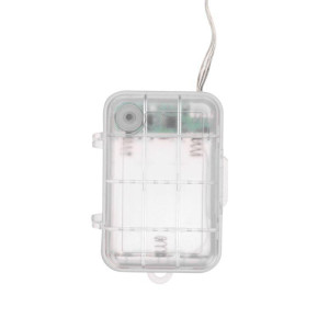 Гирлянда Роса 10м 100LED RGB IP44 с пультом 8 режимов элементы питания 3хAA Neon-Night 303-259