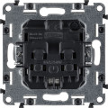 Механизм розетки 1-м СП Valena Life 16А IP20 250В 2PE защ. шторки винт. клеммы с лицев. панелью сл. кость Leg 753524
