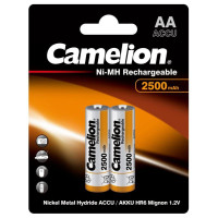 Аккумулятор AA/R6 NI-MN 2500мА.ч BP-2 (блист.2шт) Camelion 6107