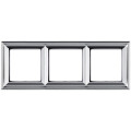 Рамка 3 поста Jung ECOPROFI DECO, алюминий, EPD483AL