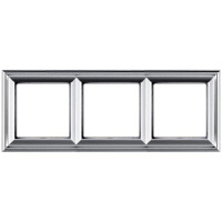Рамка 3 поста Jung ECOPROFI DECO, алюминий, EPD483AL