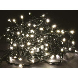 Гирлянда Нить 10м 100LED тепл. бел. IP20 провод зел. 230В с контроллером 8 режимов IEK LGDB110-1-100-10-G-S-20