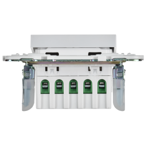 SKANDY Кнопка звонка с индикацией для отелей 10А SK-V17W арктический белый IEK