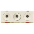 Светильник встраиваемый AM480-3 WH+WH цвет - белый (WH)
