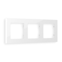 AF220103 Рамка ALFA Techno Белый глянец 3-ая AMBRELLA VOLT