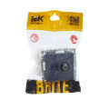 BRITE Розетка двойная TV+RJ45 кат.5E РТВ/РК12-БрМ маренго IEK