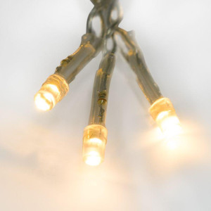 Гирлянда светодиодная Светодиодный Дождь 1.5х1м 96LED тепл. бел. 8Вт 230В IP20 с контроллером провод прозр. Neon-Night 235-026