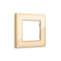 AF580601 Рамка ALFA Arctic Шампань Стекло органическое 1-ая AMBRELLA VOLT