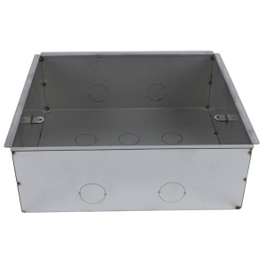MultiDesk Коробка монтажная для бетонных полов для люка на 12 модулей СТАЛЬ MDK10312