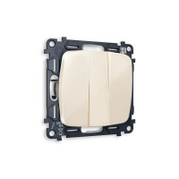 MO305010 Комплект механизма 3-кл выключателя OMEGA Бежевый глянец QUANT OP3050, VM133 AMBRELLA VOLT