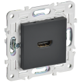SKANDY Розетка HDMI SK-H01G графит IEK