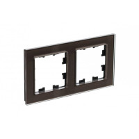 ATLASDESIGN NATURE 2-постовая РАМКА, ОРГАНИЧЕСКОЕ СТЕКЛО МОККО ATN320602