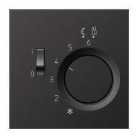 Термостат для теплого пола Jung LS METAL, антрацит, FTRAL231AN