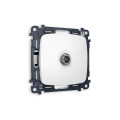 MO133030 Комплект механизма TV розетки проходной OMEGA Белый матовый 5-1000 MHz 4dB QUANT OP1330, VM211 AMBRELLA VOLT