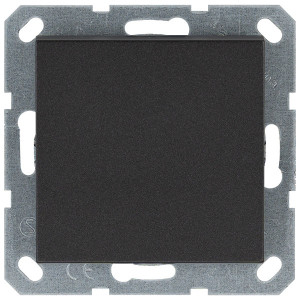Jasmart Звонковый механизм 10A 250V~ с накладкой, цвет Антрацит