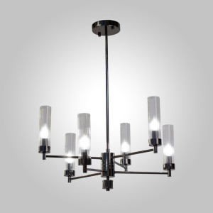 Люстра подвесная INDIGO SP6 PEARL BLACK