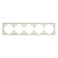 Пятиместная рамка классик, кремовый сатин (35950 MC)