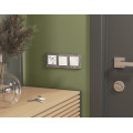 MA123030 Комплект механизма 2-клавишного перекрестного выключателя 10A-250V ALFA Белый матовый QUANT AP1230, VM125 AMBRELLA VOLT