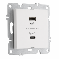 Arvia Electric, LK Механизм, Розетка USB Type C, 20V-4A, быстрая зарядка Arvia, белый