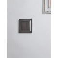 BRITE Выключатель 2-клавишный 10А в сборе ВСР10-2-0-БрС сталь IEK