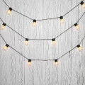 Гирлянда светодиодная Лофт 5м 20LED тепл. бел. 1.2Вт IP20 провод ПВХ черн. Neon-Night 303-066