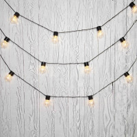 Гирлянда светодиодная Лофт 5м 20LED тепл. бел. 1.2Вт IP20 провод ПВХ черн. Neon-Night 303-066