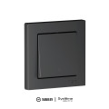 ATLASDESIGN SMART 1-кл. ВЫКЛЮЧАТЕЛЬ с подсв., Zigbee, сх.1, L+N, 10А, мех., КАРБОН ATN001013Z