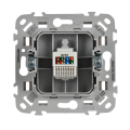 FLITE Розетка компьютерная RJ45 категория 6 UTP РК6-1-0-ФлЛ льняной IEK
